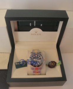 Alternative view of rolex replica submariner acciaio oro black dial orologio replica copia imitazione